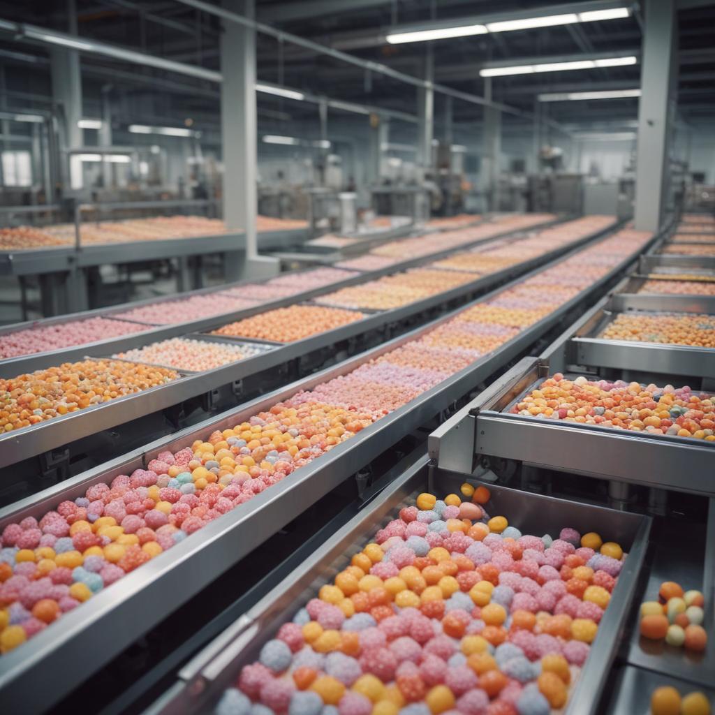 Завод кондитерских изделий выпускает широкий ассортимент кондитерской продукции